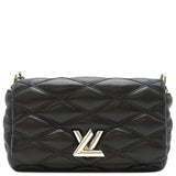 Louis Vuitton Malletage Twist Shoulder Bag Noir Black