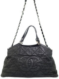 Chanel Wild Stitch Chain Shoulder Bag Black