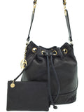 Chanel Drawstring Type Chain Shoulder Bag Navy