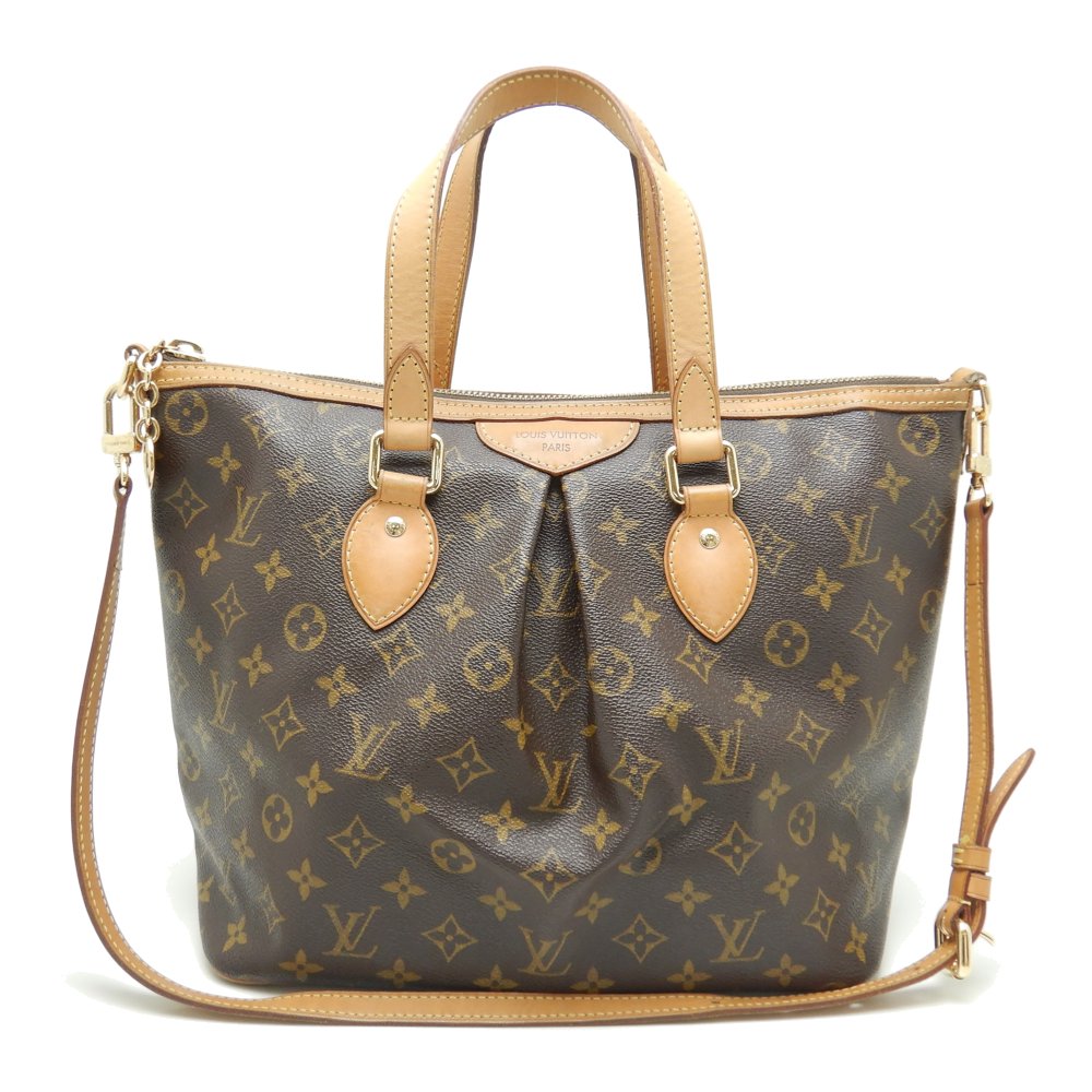 Louis Vuitton Monogram Palermo PM Brown 2WAY Bag