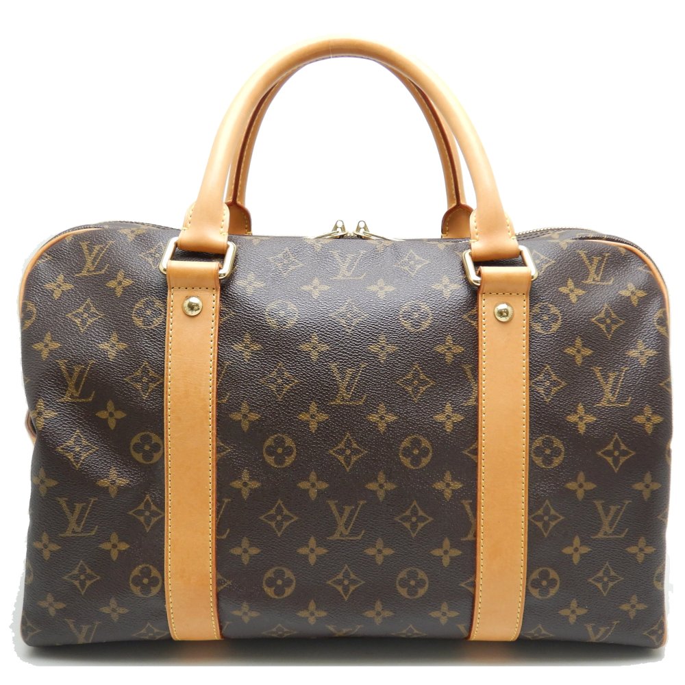Louis Vuitton Monogram Carryall Brown Boston Bag