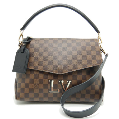 Louis Vuitton Damier Beaubourg Ebene Shoulder Bag Brown