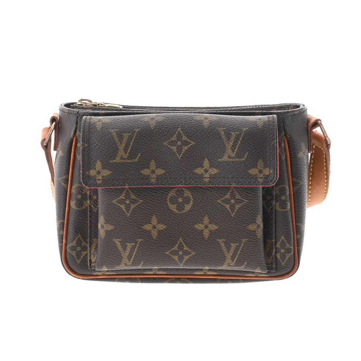 Louis Vuitton Monogram Viva Cite PM Shoulder Bag Brown