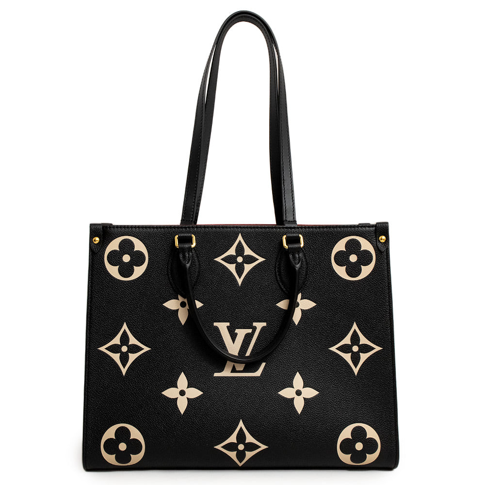 Louis Vuitton On The Go MM 2way Shoulder Bag Empreinte Noir Black