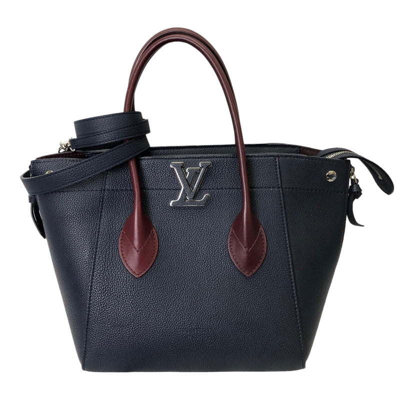 Louis Vuitton Freedom Taurillon Leather Tote Black