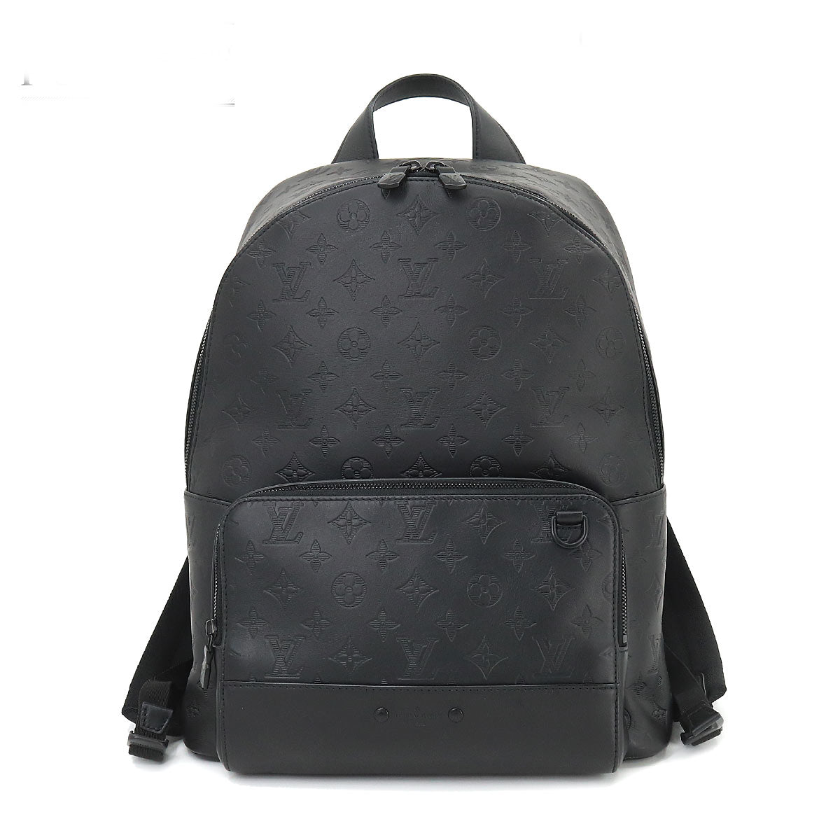 Louis Vuitton Monogram Shadow Racer Backpack Leather Black