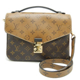 Louis Vuitton Monogram Reverse Pochette Metis MM 2WAY Bag Brown