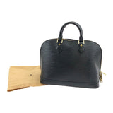 Louis Vuitton Epi Alma Bag Handbag Noir
