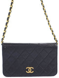 Chanel Matelasse Mini Chain Shoulder Bag Black