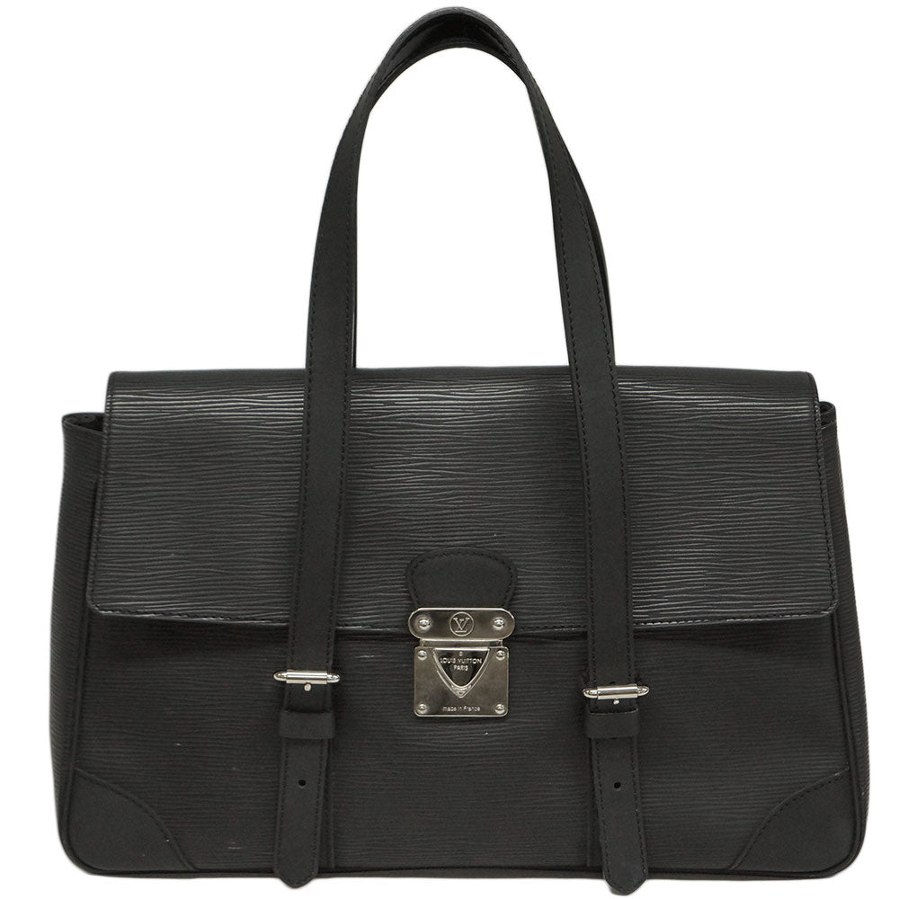 Louis Vuitton Epi Lv Shoulder Bag Segur MM Noir Black