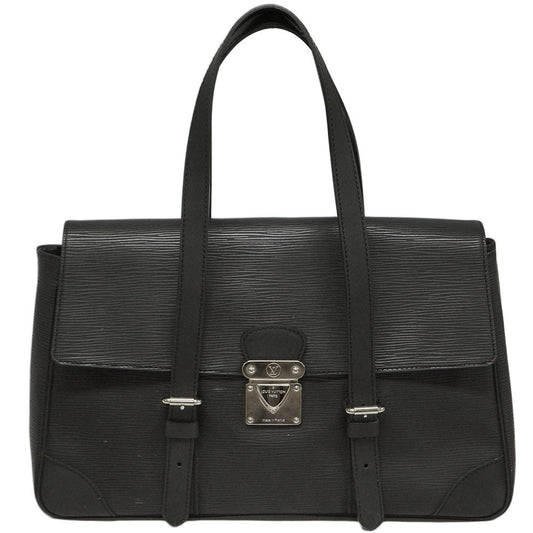 Louis Vuitton Epi Lv Shoulder Bag Segur MM Noir Black