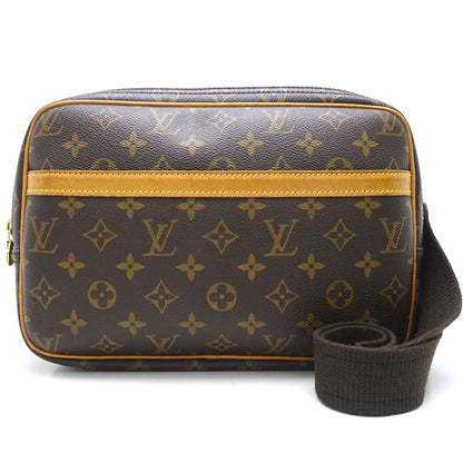 Louis Vuitton Monogram Reporter PM Brown Shoulder Bag