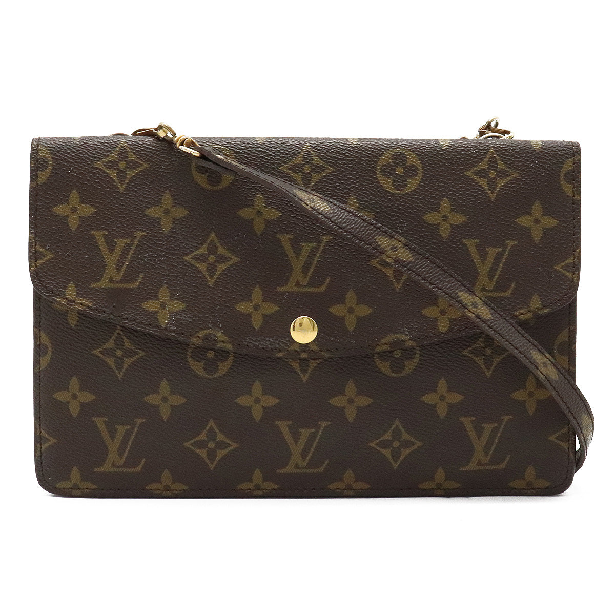 Louis Vuitton Monogram Double Lava Shoulder Bag Pochette