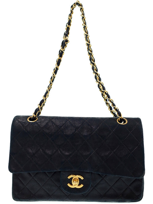 Chanel Matelasse Chain Shoulder Bag Black