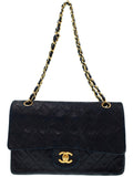 Chanel Matelasse Chain Shoulder Bag Black