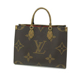 Louis Vuitton Monogram Reverse On The Go MM 2way Bag Tote Bag