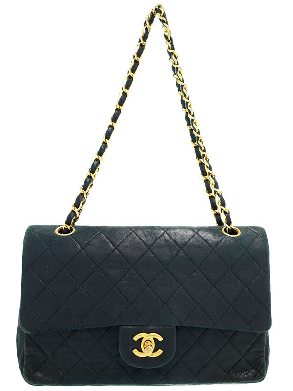 Chanel Matelasse Chain Shoulder Bag Black