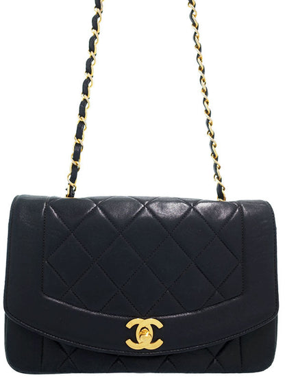 Chanel Matelasse Chain Shoulder Bag Black