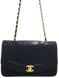 Chanel Matelasse Chain Shoulder Bag Black
