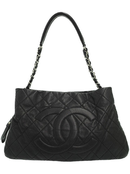 Chanel Matelasse Chain Semi-Shoulder Bag Black