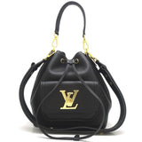 Louis Vuitton LockMe Bucket Calf Noir Shoulder Bag Black