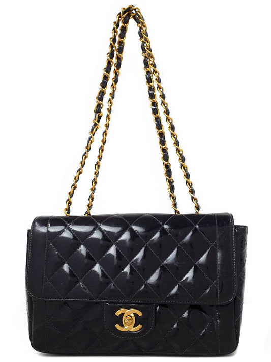 Chanel Matelasse Chain Shoulder Bag Black