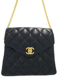 Chanel Matelasse Chain Shoulder Bag Black