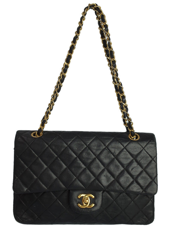 Chanel Matelasse Chain Shoulder Bag Black