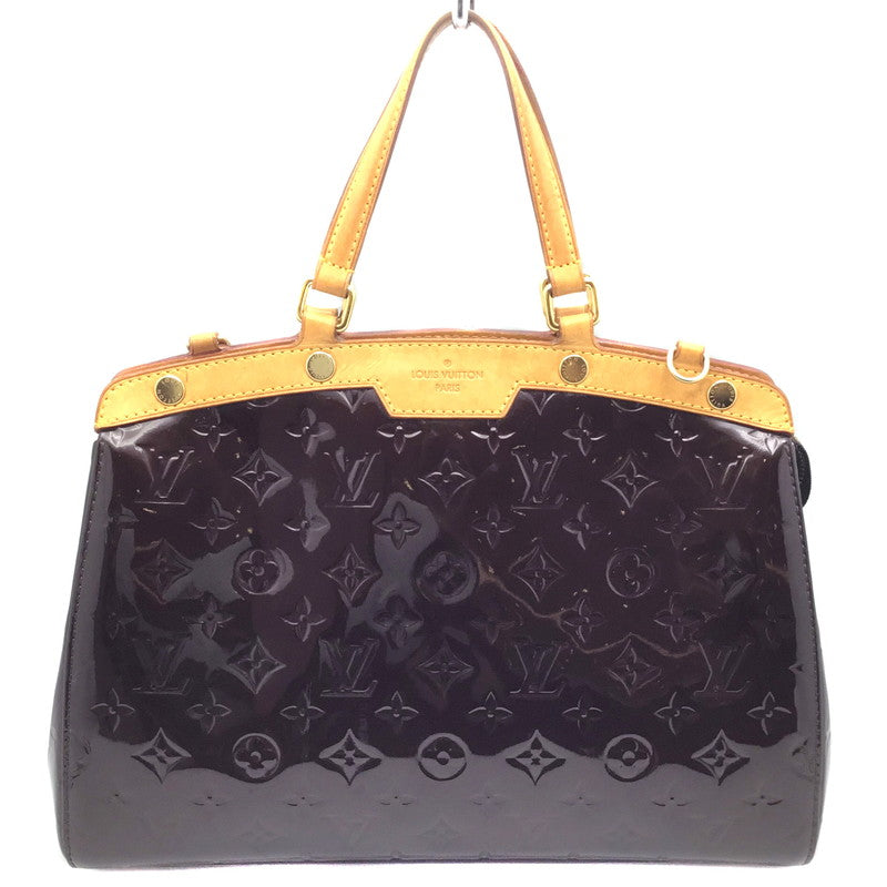 Louis Vuitton Blair MM Vernis Handbag Enamel Purple