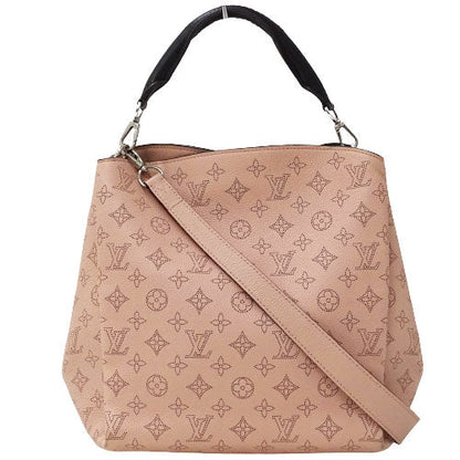 Louis Vuitton Magnolia Babylone Mahina Hobo Bag Pink