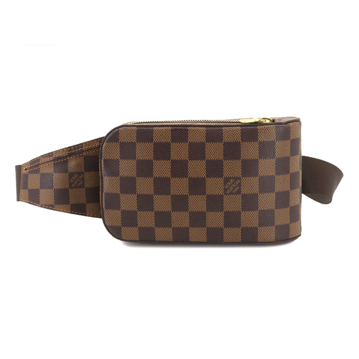Louis Vuitton Damier Geronimos Body Bag Waist Pouch Ebene Brown