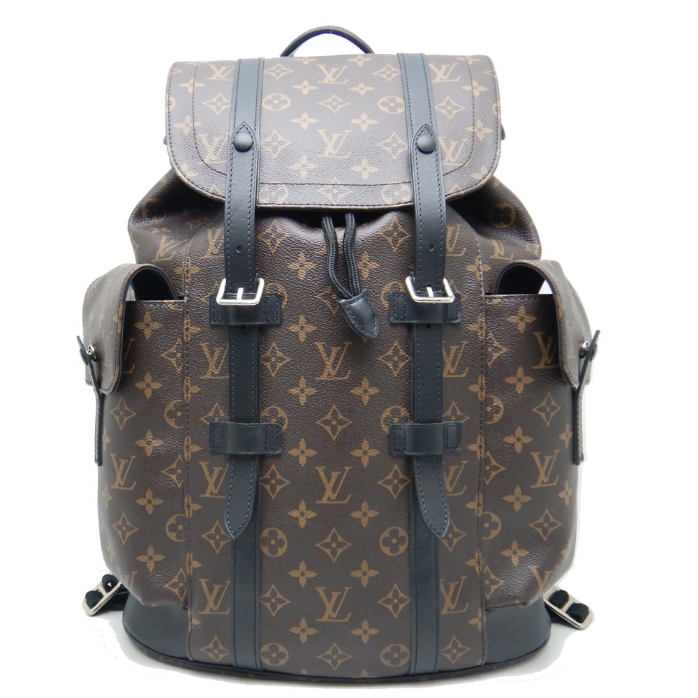 Louis Vuitton Monogram Macassar Christopher PM Brown Backpack Rucksack
