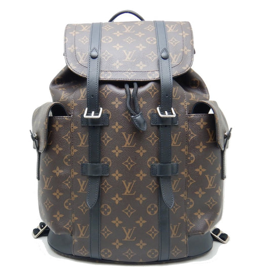 Louis Vuitton Monogram Macassar Christopher PM Brown Backpack Rucksack