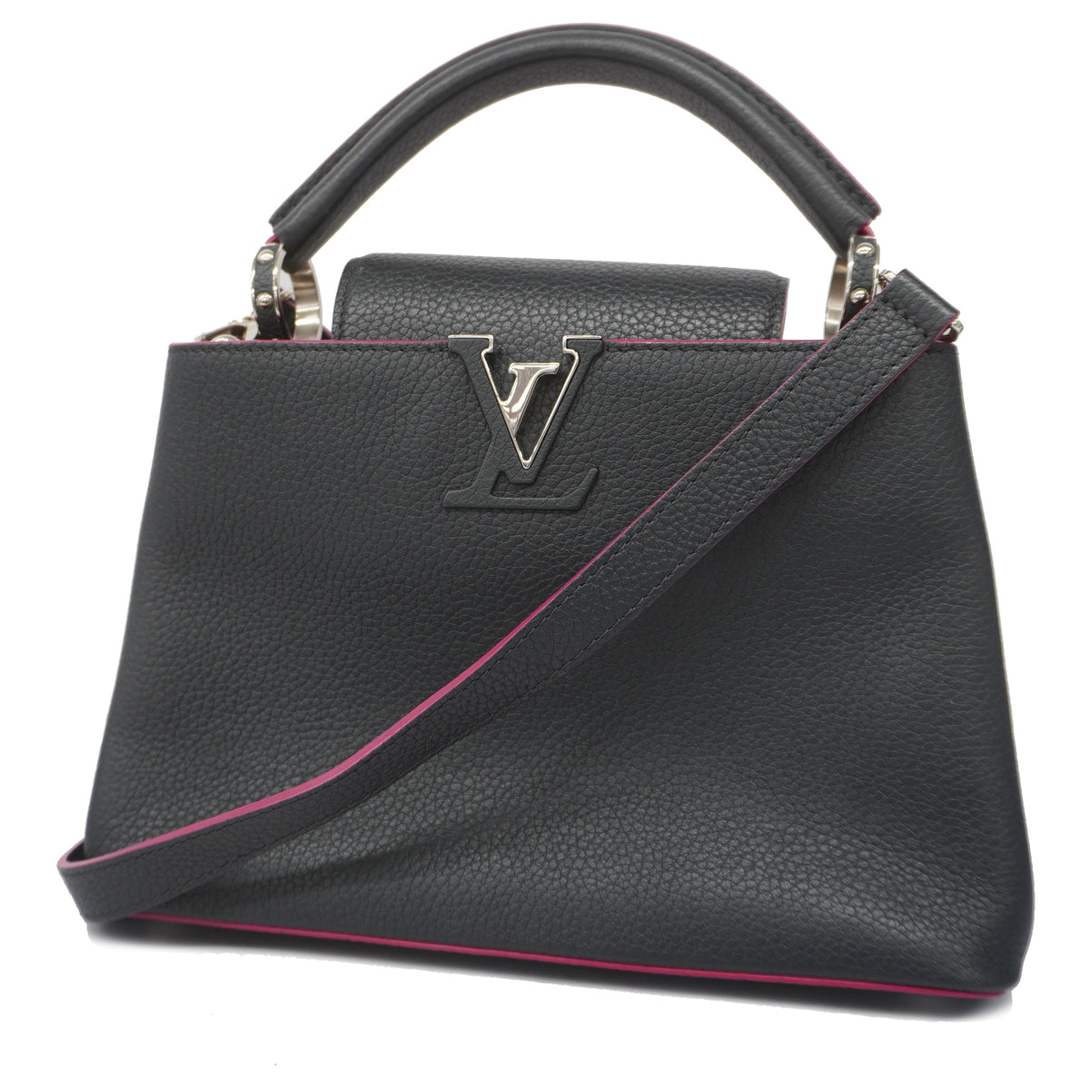 Louis Vuitton Capucines BB Taurillon Leather Noir Black