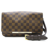 Louis Vuitton Damier Hoxton PM Ebene Shoulder Bag Brown