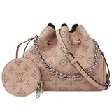 Louis Vuitton Girolata Monogram Mahina Shoulder Bag Pink