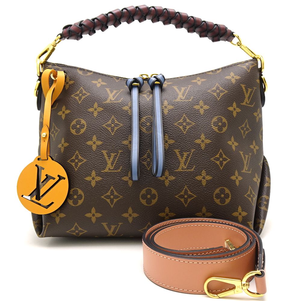 Louis Vuitton Monogram Mini Zipped Hobo 2way Bag Brown