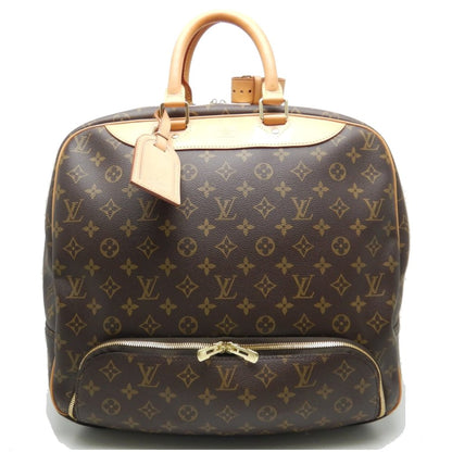 Louis Vuitton Monogram Evasion Brown Boston Bag Travel Bag