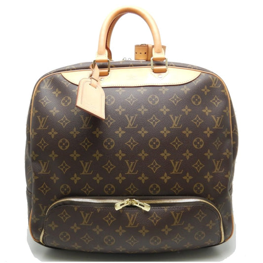 Louis Vuitton Monogram Evasion Brown Boston Bag Travel Bag