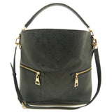 Louis Vuitton Emplant Melie Noir 2WAY Bag Black