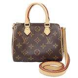 Louis Vuitton Monogram Crossbody Shoulder Bag Brown