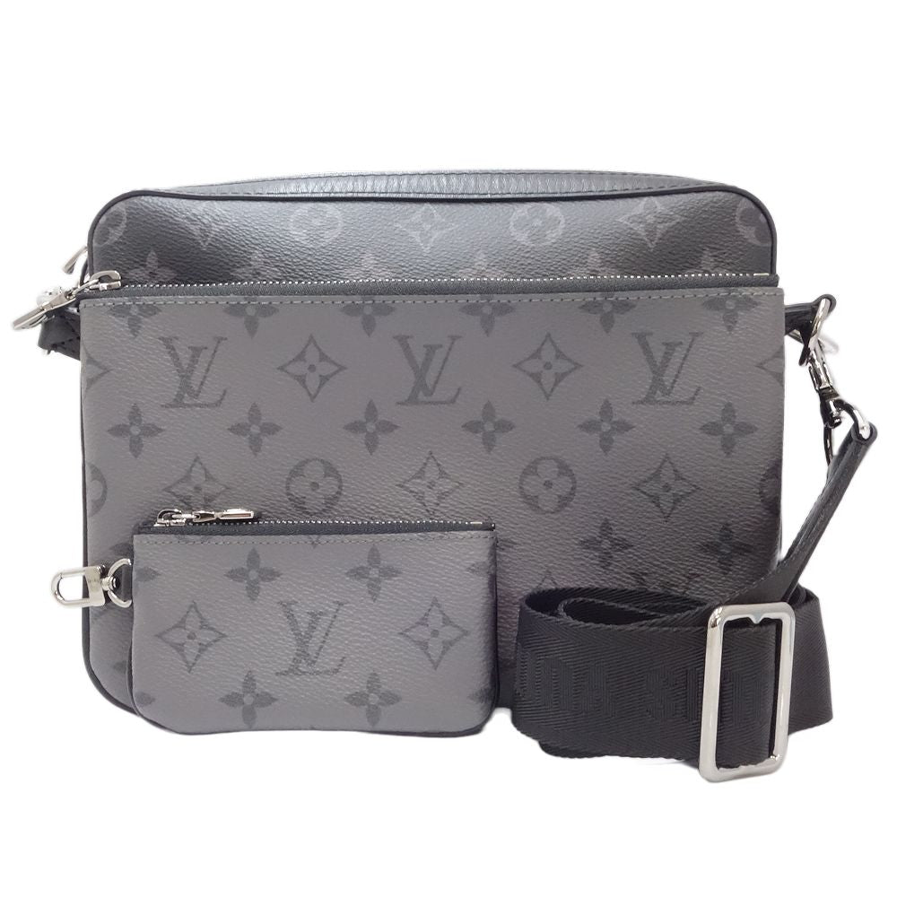Louis Vuitton Crossbody Shoulder Bag Monogram Eclipse Black