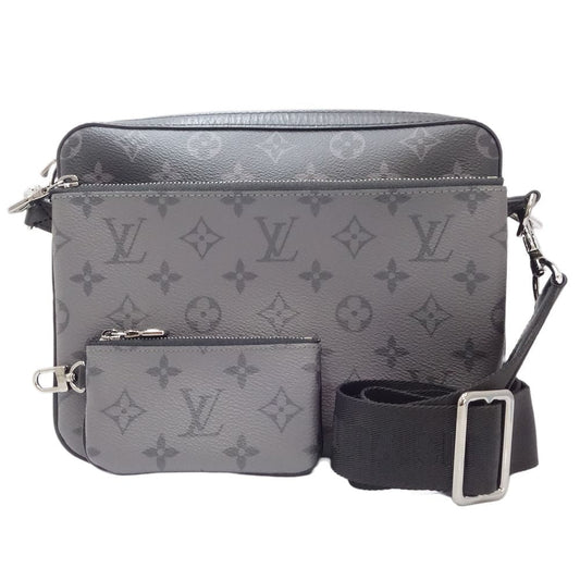Louis Vuitton Crossbody Shoulder Bag Monogram Eclipse Black