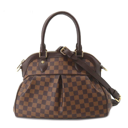 Louis Vuitton Damier Trevi PM 2 Way Hand Shoulder Bag Ebene