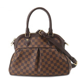 Louis Vuitton Damier Trevi PM 2 Way Hand Shoulder Bag Ebene