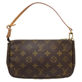 Louis Vuitton Monogram Pochette Accessoire Handbag Brown