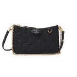 Louis Vuitton Easy Pouch Chain Shoulder Bag Monogram Implant Noir