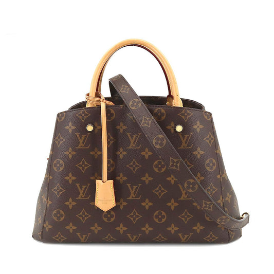 Louis Vuitton Monogram Montaigne MM 2 Way Hand Shoulder Bag