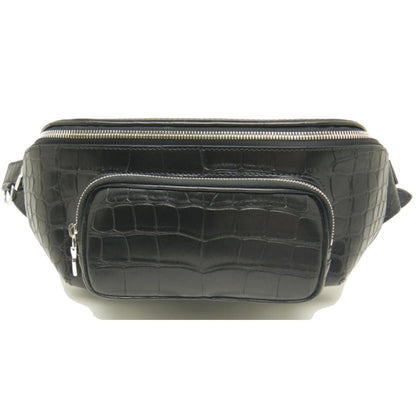 Louis Vuitton Bum Bag Crocodile Noir Black