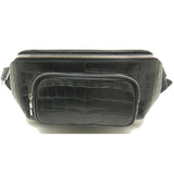 Louis Vuitton Bum Bag Crocodile Noir Black
